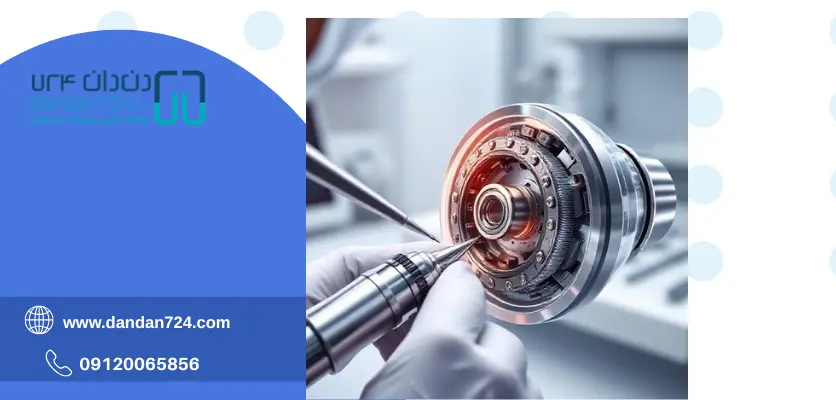 بررسی اجزای توربین - نگهداری توربین دندانپزشکی