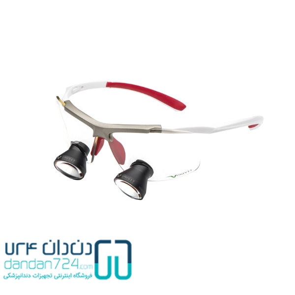 لوپ چشمی - لوپ چشمی یونیوت techne quick loupes white red